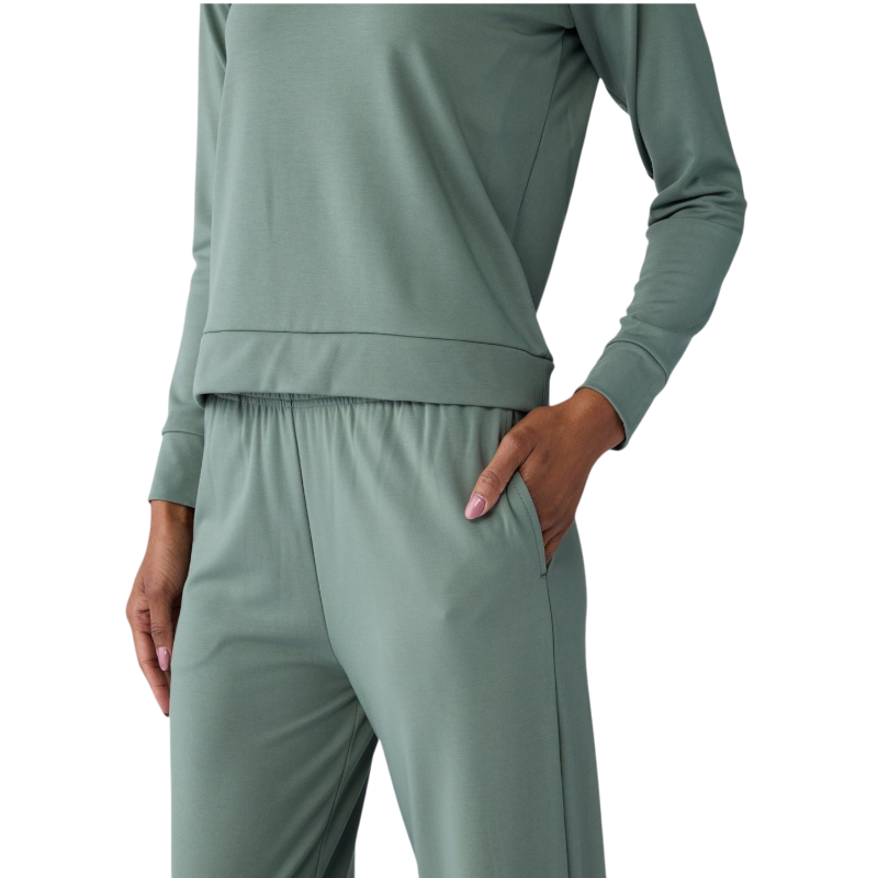 Cozy Earth Women’s Ultra-Soft Bamboo Pullover Crew - Sweatshirts