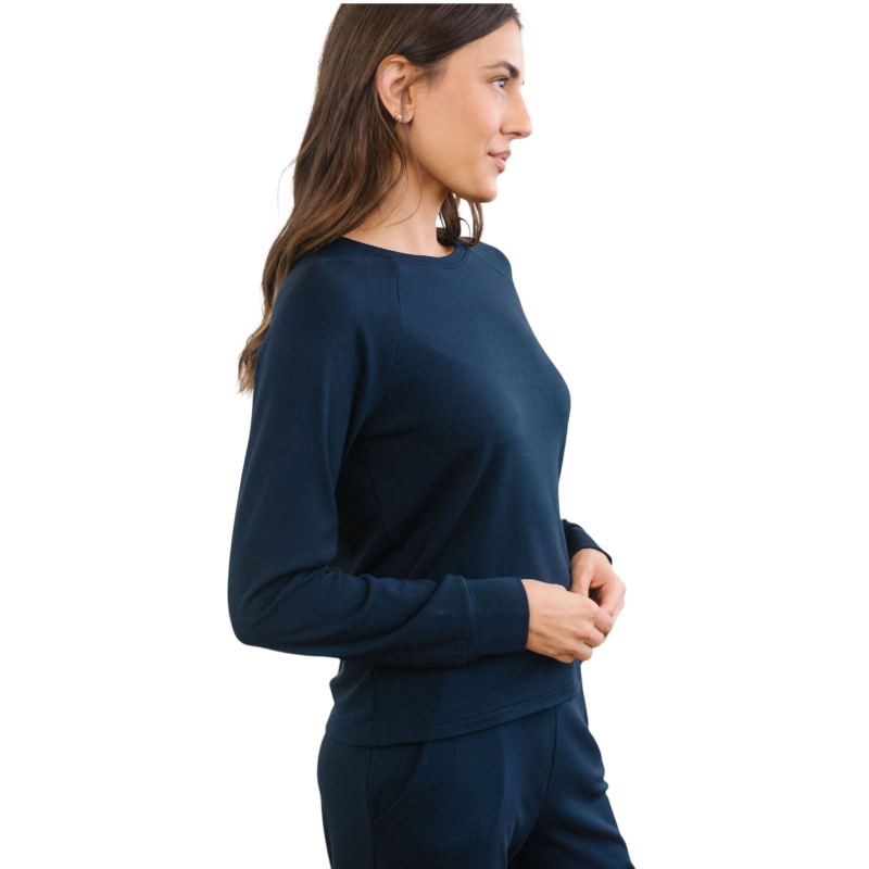 Cozy Earth Women’s Ultra-Soft Bamboo Pullover Crew - Sweatshirts