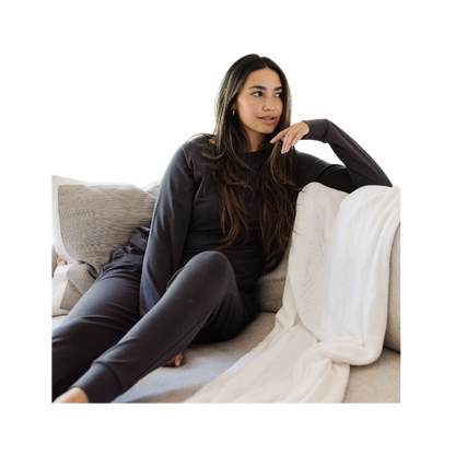 Cozy Earth Women’s Ultra-Soft Bamboo Pullover Crew - Sweatshirts