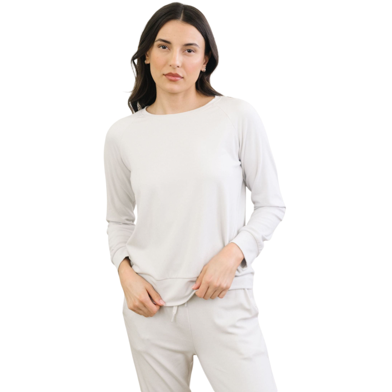 Cozy Earth Women’s Ultra-Soft Bamboo Pullover Crew - Sweatshirts