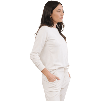 Cozy Earth Women's Ultra-Soft Bamboo Pullover Crew - Sweatshirts - SwagWear