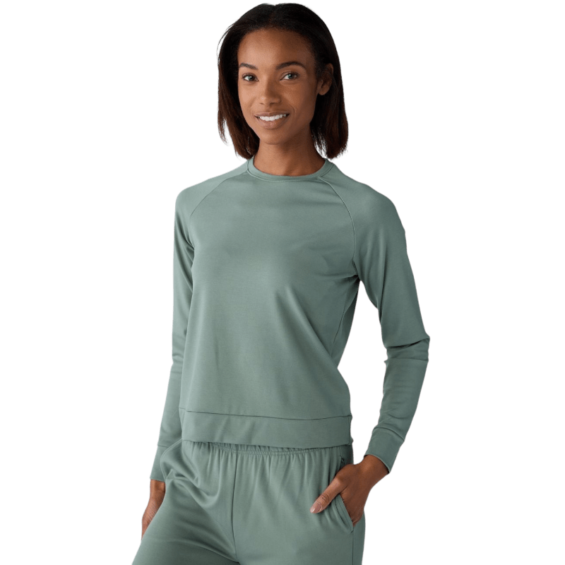Cozy Earth Women's Ultra-Soft Bamboo Pullover Crew - Sweatshirts - SwagWear