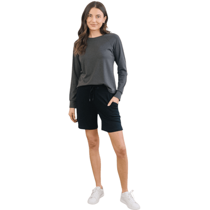 Cozy Earth Women's Ultra-Soft Bamboo Pullover Crew - Sweatshirts - SwagWear