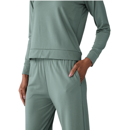 Cozy Earth Women's Ultra-Soft Bamboo Pullover Crew - Sweatshirts - SwagWear
