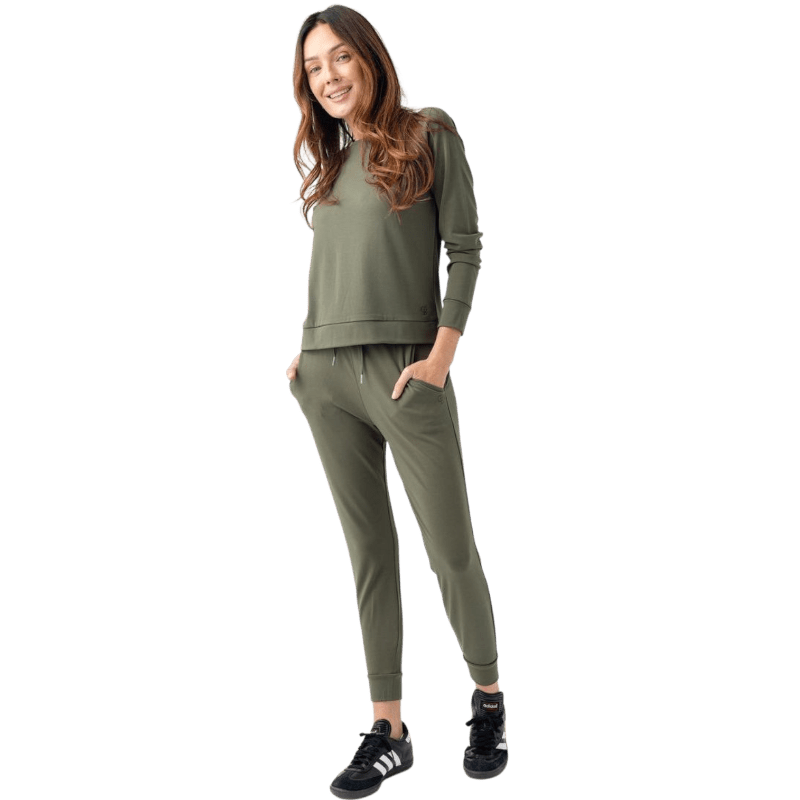 Cozy Earth Women's Ultra-Soft Bamboo Pullover Crew - Sweatshirts - SwagWear