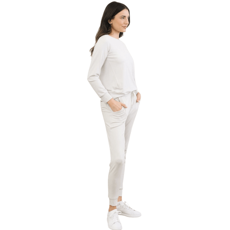 Cozy Earth Women's Ultra-Soft Bamboo Pullover Crew - Sweatshirts - SwagWear