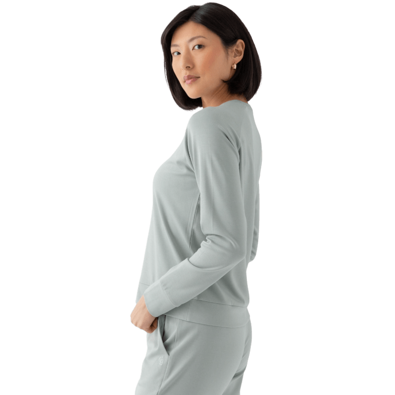 Cozy Earth Women's Ultra-Soft Bamboo Pullover Crew - Sweatshirts - SwagWear