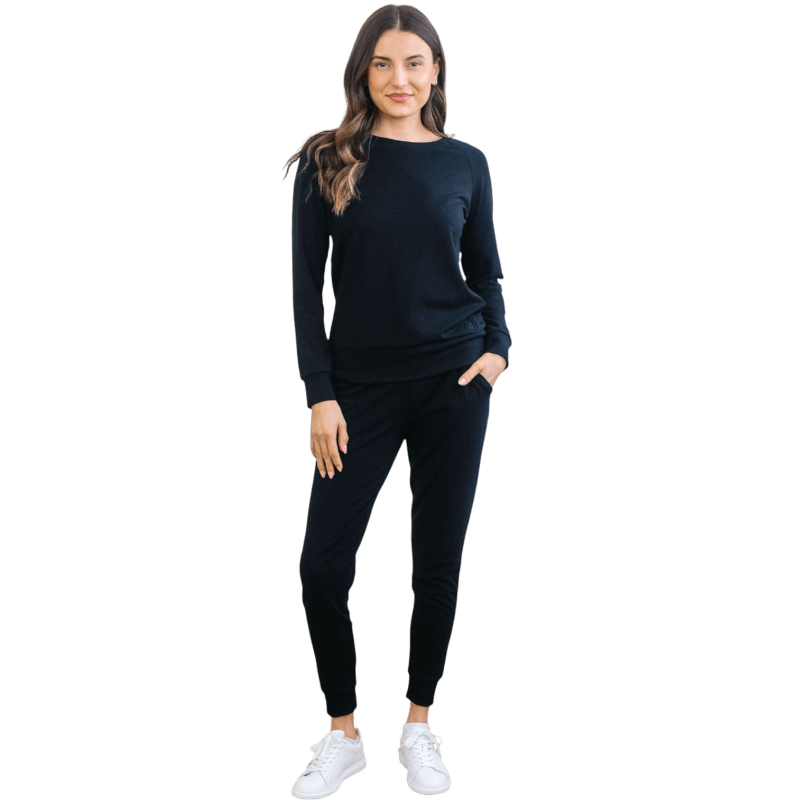 Cozy Earth Women's Ultra-Soft Bamboo Pullover Crew - Sweatshirts - SwagWear