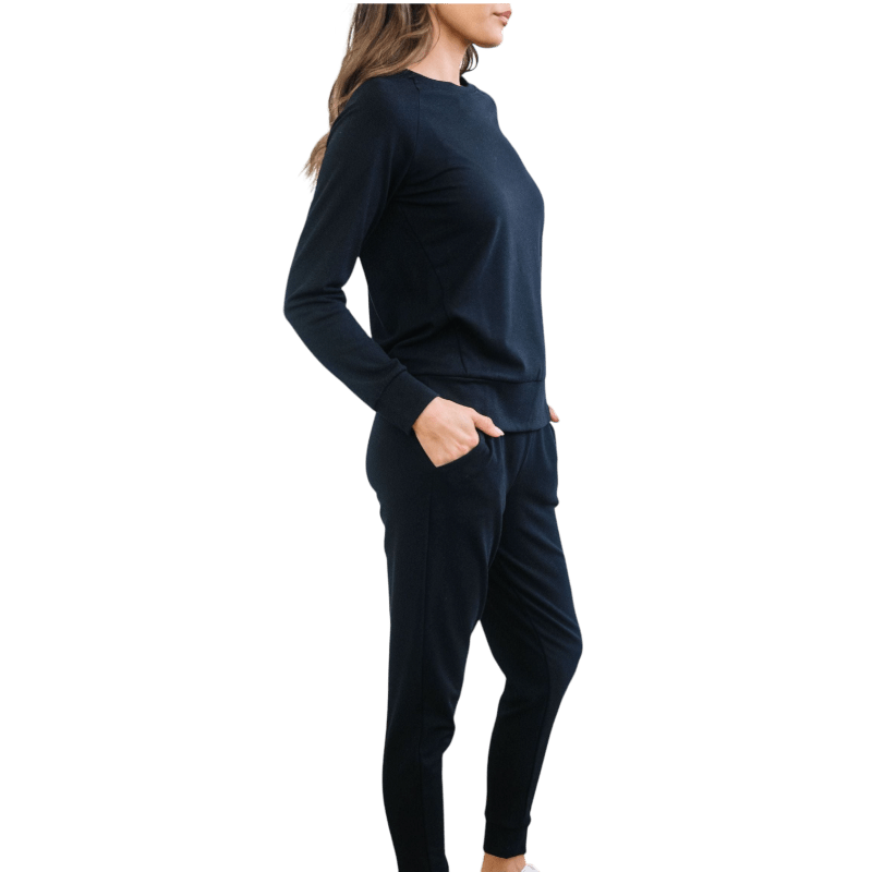 Cozy Earth Women's Ultra-Soft Bamboo Pullover Crew - Sweatshirts - SwagWear