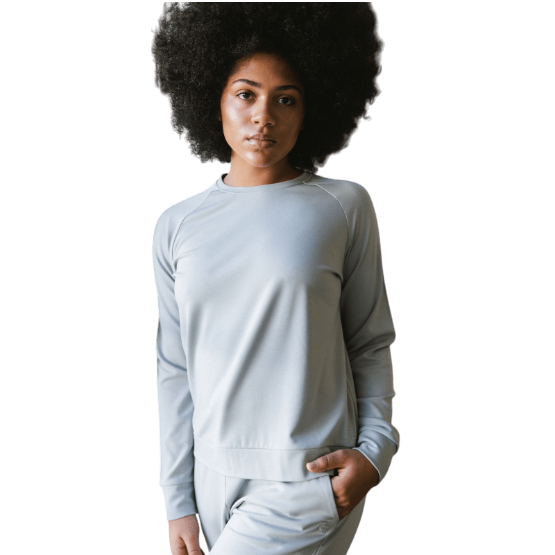Cozy Earth Women's Ultra-Soft Bamboo Pullover Crew - Sweatshirts - SwagWear