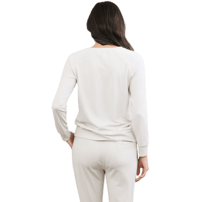 Cozy Earth Women's Ultra-Soft Bamboo Pullover Crew - Sweatshirts - SwagWear