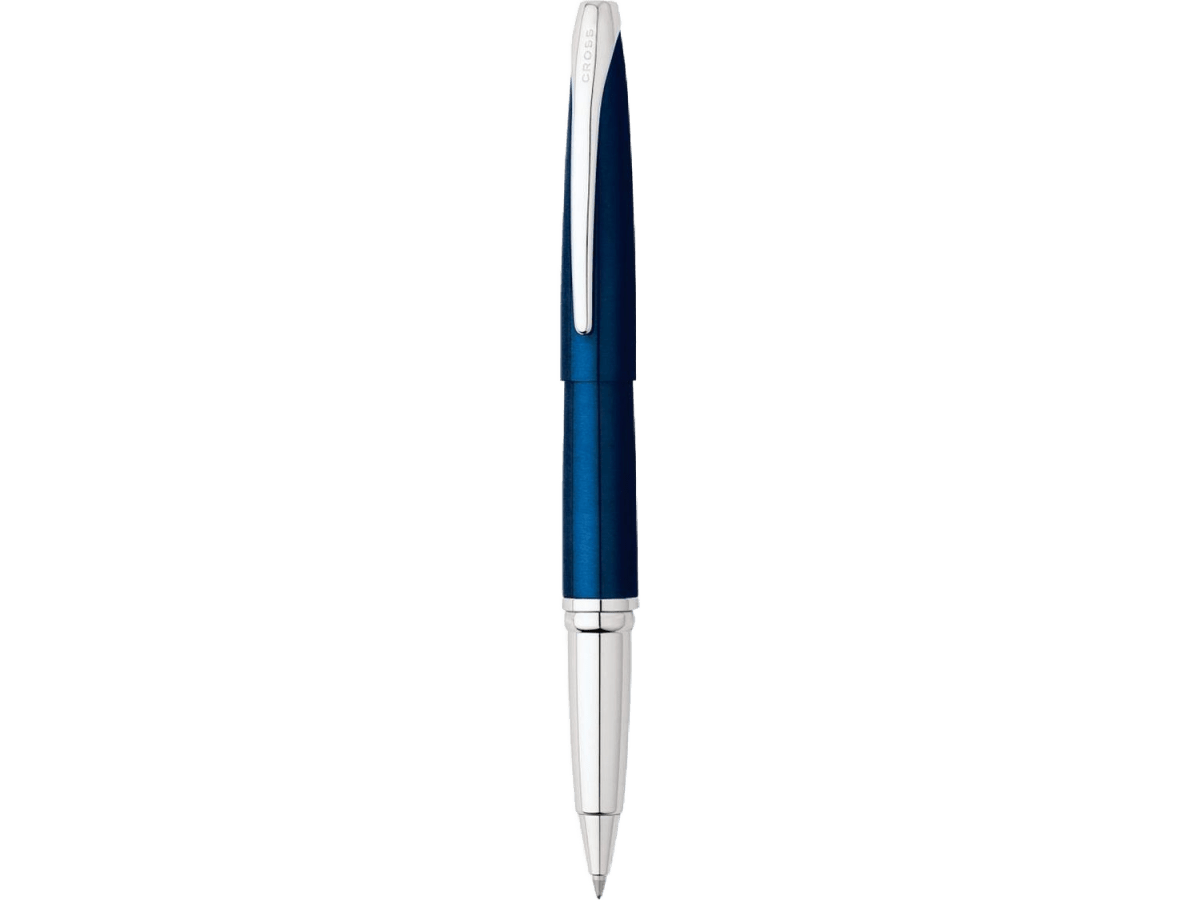 Cross® ATX Blue Lacquer Roller Ball - Roller Ball Pens - SwagWear