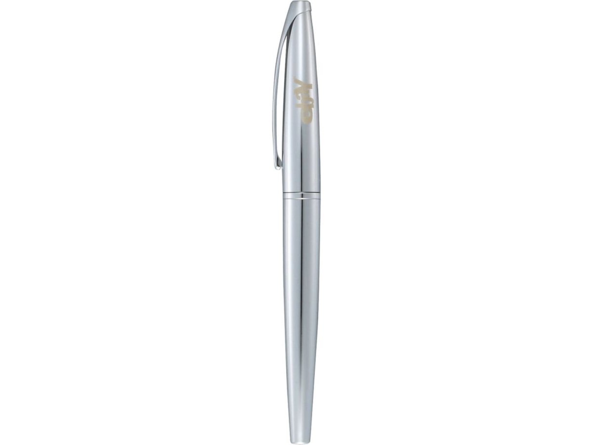 Cross® ATX Pure Chrome Roller Ball - Roller Ball Pens - SwagWear