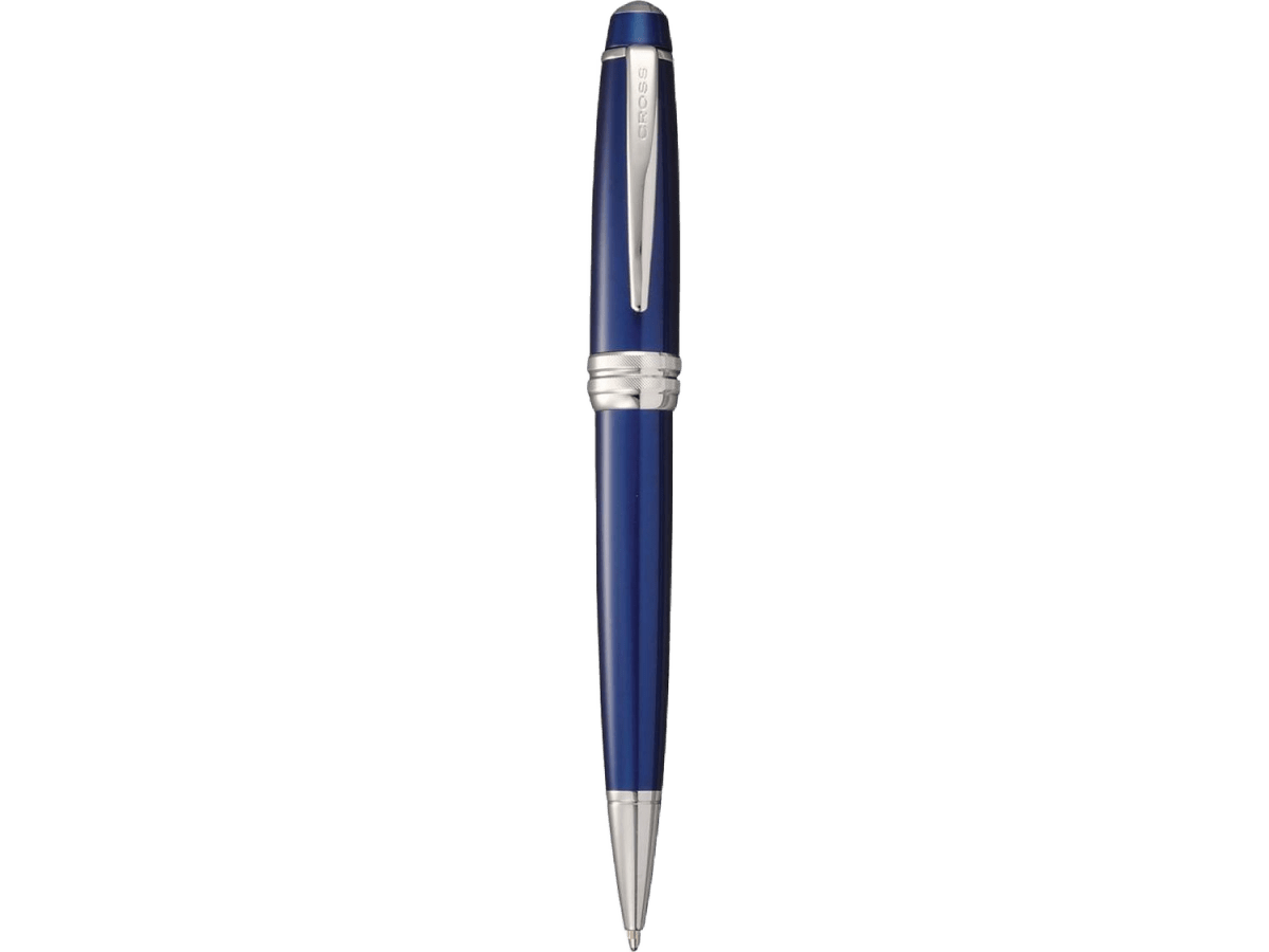 Cross® Bailey Blue Lacquer Roller Ball - Roller Ball Pens - SwagWear