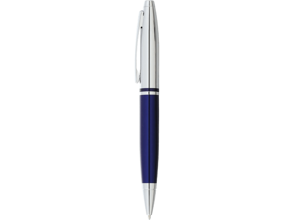 Cross® Calais Chrome Blue Ballpoint - Ballpoint Pens - SwagWear
