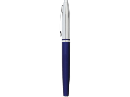 Cross® Calais Chrome Blue Roller Ball - Roller Ball Pens - SwagWear