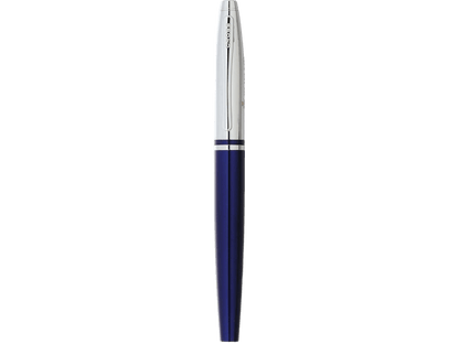 Cross® Calais Chrome Blue Roller Ball - Roller Ball Pens - SwagWear