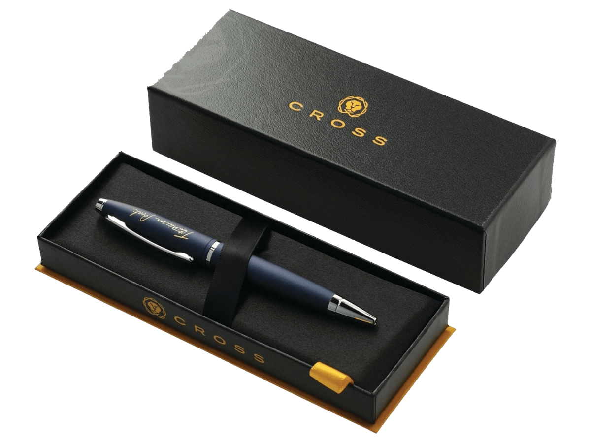 Cross® Calais Matte Metallic Midnight Blue Ballpoint - Ballpoint Pens - SwagWear