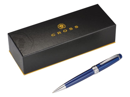 Cross® Bailey Blue Lacquer Ballpoint - Blue - Ballpoint Pens