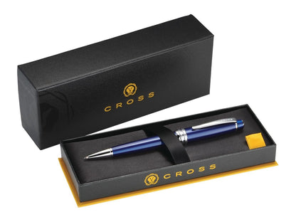 Cross® Bailey Blue Lacquer Ballpoint - Blue - Ballpoint Pens