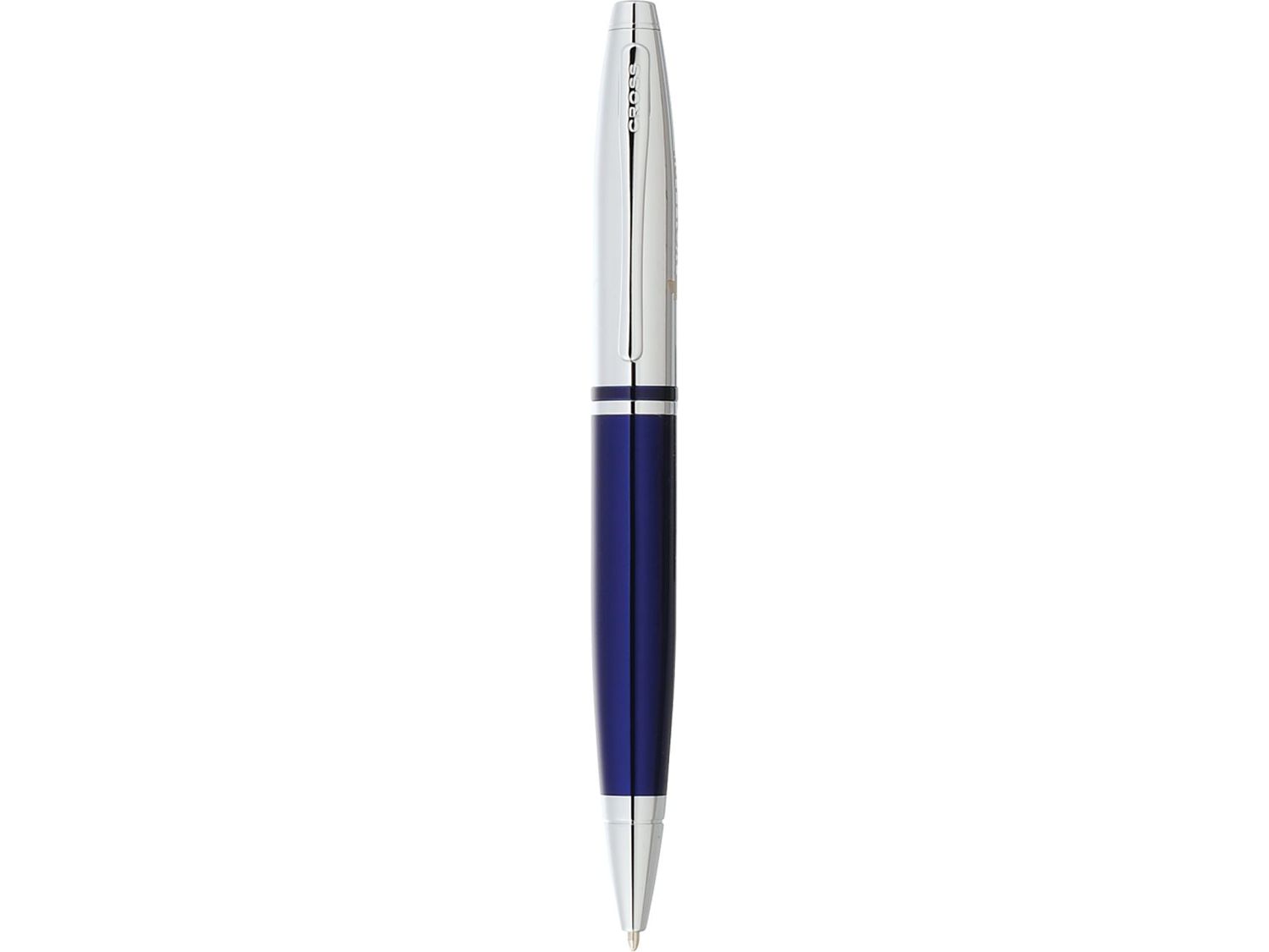 Cross® Calais Chrome Blue Ballpoint - Silver - Ballpoint Pens