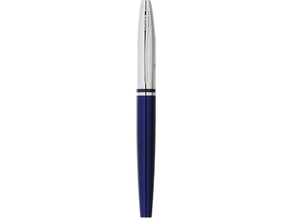 Cross® Calais Chrome Blue Roller Ball - Blue - Roller Ball Pens