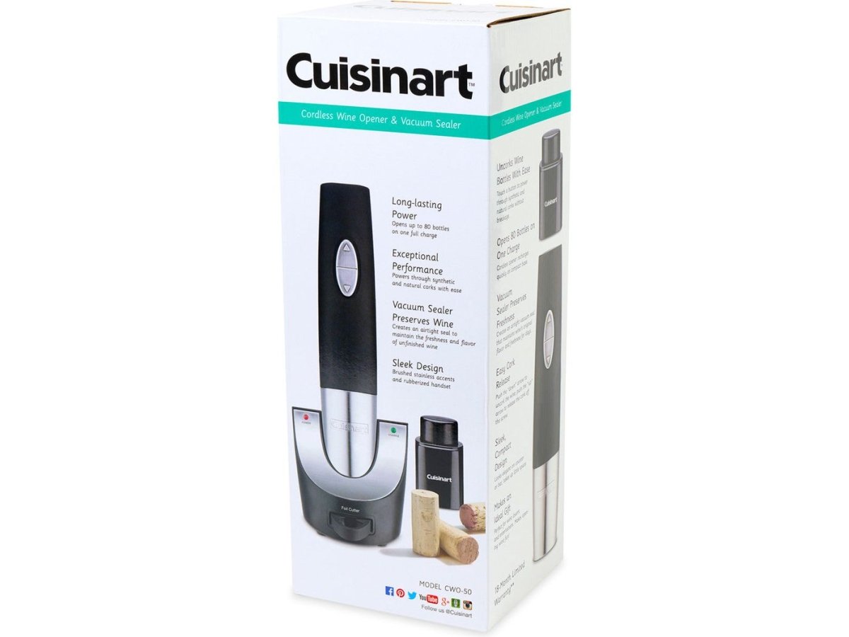 Cuisinart® Cordless Wine Opener - Barware - SwagWear