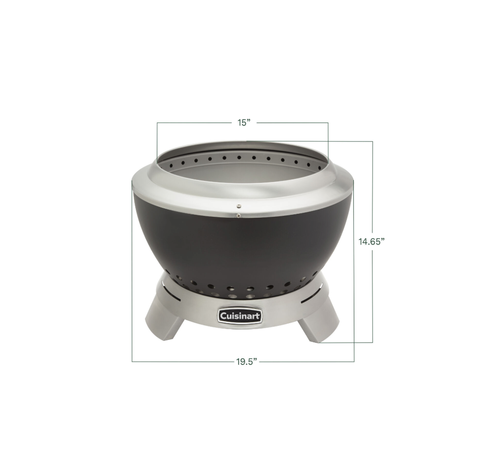 Cuisinart Outdoors Cleanburn Fire Pit 19.5’’ - Fire Pits