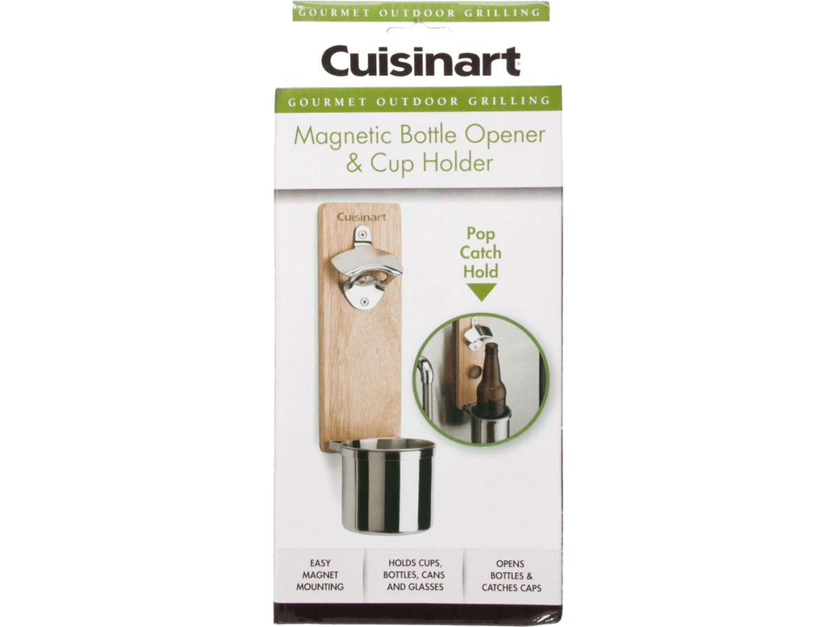 Cuisinart Outdoors® Magnetic Bottle Opener & Cup Holder - Barware - SwagWear