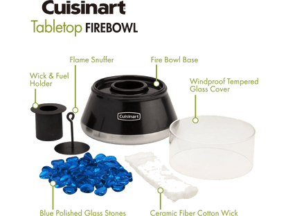 Cuisinart Outdoors® Petite Tabletop Fire Bowl - Fire Bowls - SwagWear