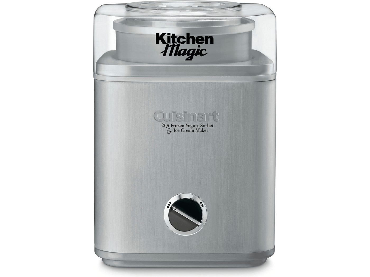 Cuisinart® Pure Indulgence™ 2 Quart Frozen Yogurt Sorbet & Ice Cream Maker - Silver - Homewares