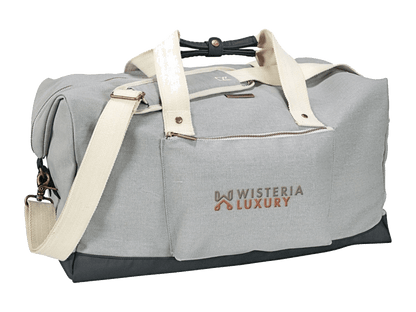 Cutter & Buck® 19" Cotton Weekender Duffle Bag - Duffel Bags - SwagWear
