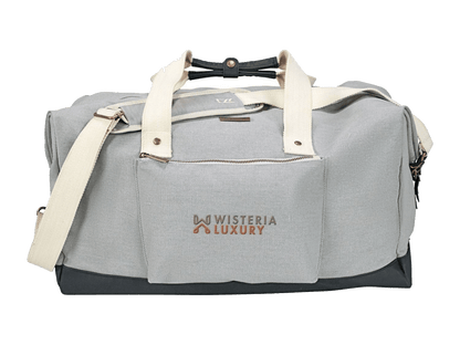 Cutter & Buck® 19" Cotton Weekender Duffle Bag - Duffel Bags - SwagWear