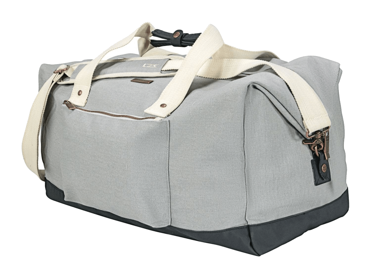 Cutter & Buck® 19" Cotton Weekender Duffle Bag - Duffel Bags - SwagWear