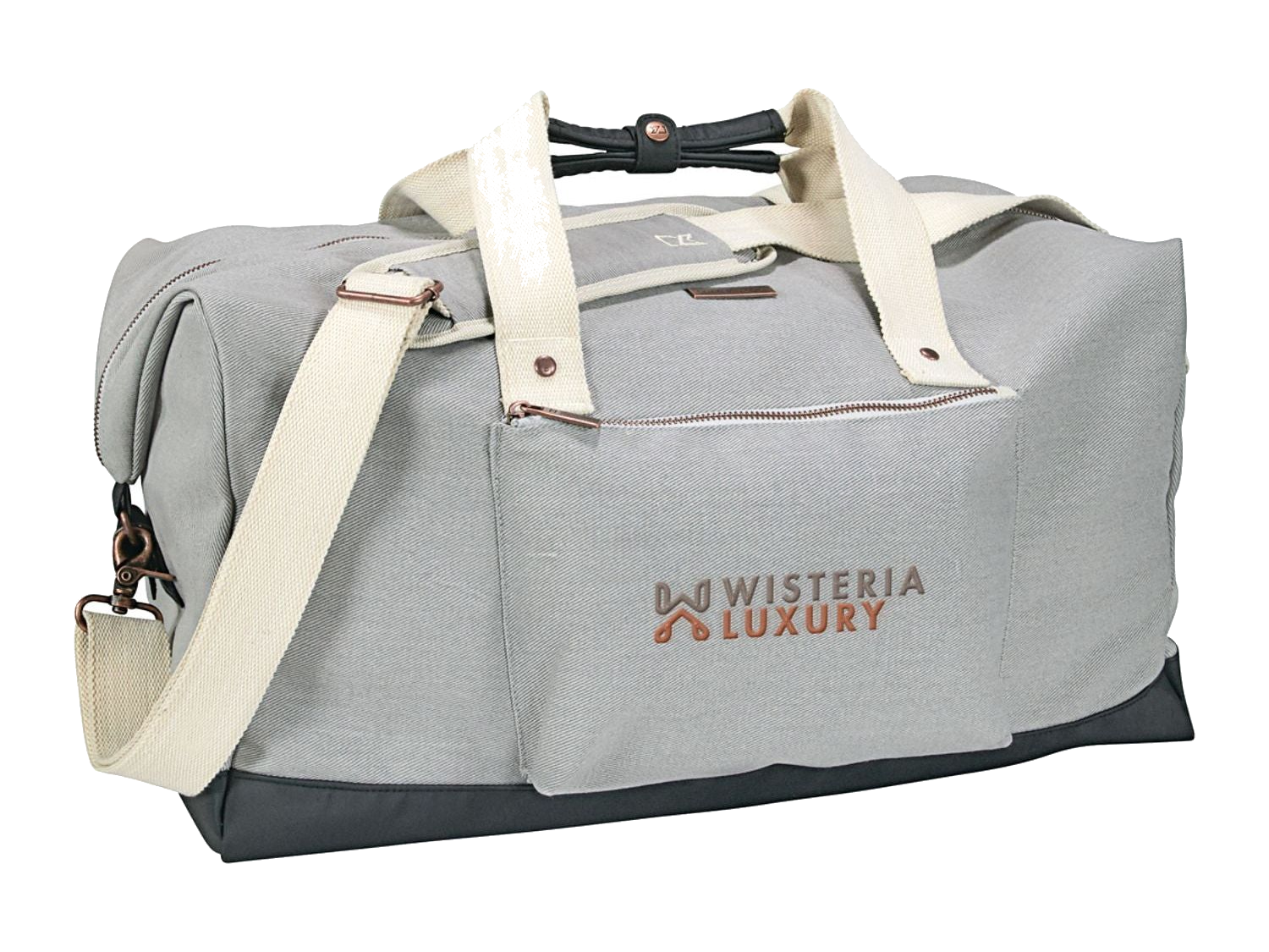 Cutter & Buck® 19’’ Cotton Weekender Duffle Bag - Gray - Duffel Bags