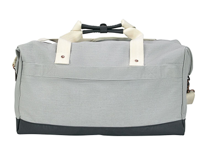 Cutter & Buck® 19’’ Cotton Weekender Duffle Bag - Gray - Duffel Bags