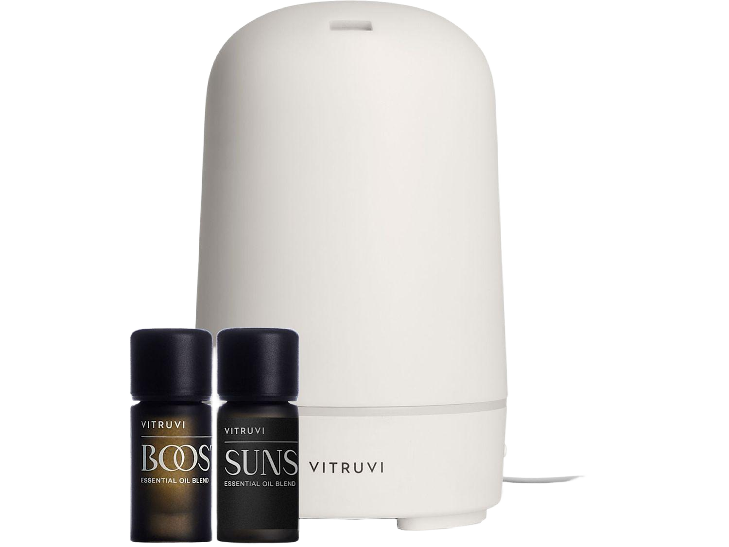 Vitruvi Glow Diffuser and Essential Oils Bundle Set