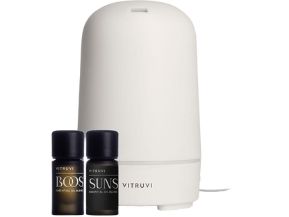 Vitruvi Glow Diffuser and Essential Oils Bundle Set