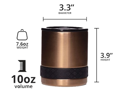 Elemental Recess 10oz Rocks Tumbler - Copper