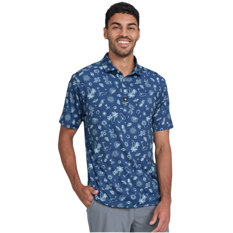 Desert Golfin' Core Performance Polo - Polos - SwagWear