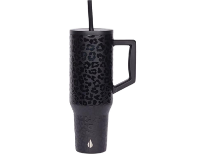 Elemental Commuter 40oz Tumbler - Black Leopard
