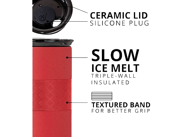 Elemental Artisan 16oz Tumbler - Matte Red - Tumblers - SwagWear