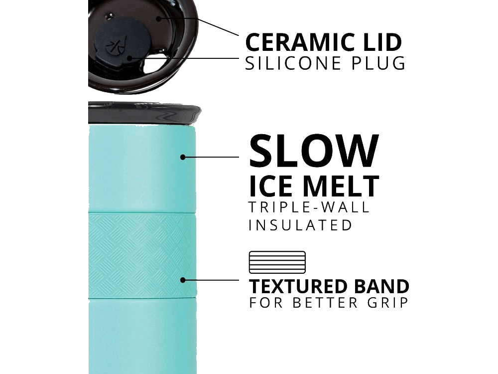 Elemental Artisan 16oz Tumbler - Matte Robin's Egg - Tumblers - SwagWear