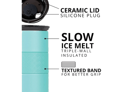 Elemental Artisan 16oz Tumbler - Matte Robin's Egg - Tumblers - SwagWear