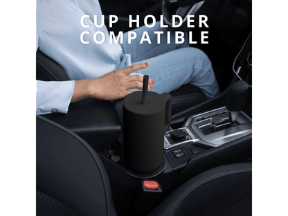 Elemental Commuter 40oz Tumbler - Black - Tumblers w/Straws - SwagWear