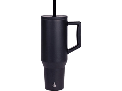 Elemental Commuter 40oz Tumbler - Black - Tumblers w/Straws - SwagWear