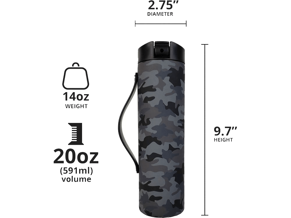 Elemental Iconic 20oz Sport Water Bottle - Sport Water Bottles - SwagWear