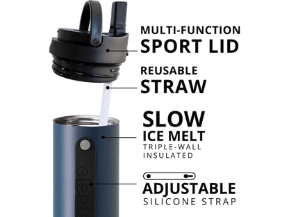 Elemental Iconic 20oz Sport Water Bottle - Sport Water Bottles - SwagWear