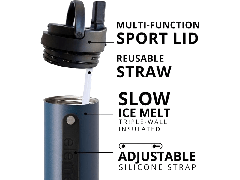 Elemental Iconic 20oz Sport Water Bottle - Sport Water Bottles - SwagWear