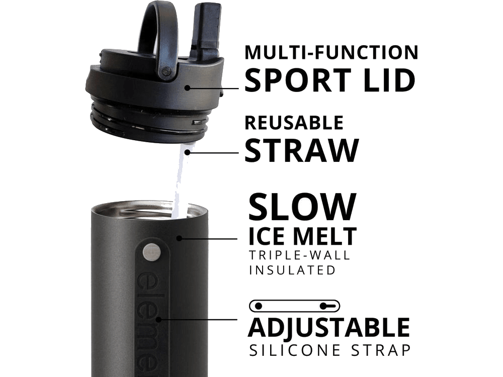 Elemental Iconic 20oz Sport Water Bottle - Sport Water Bottles - SwagWear